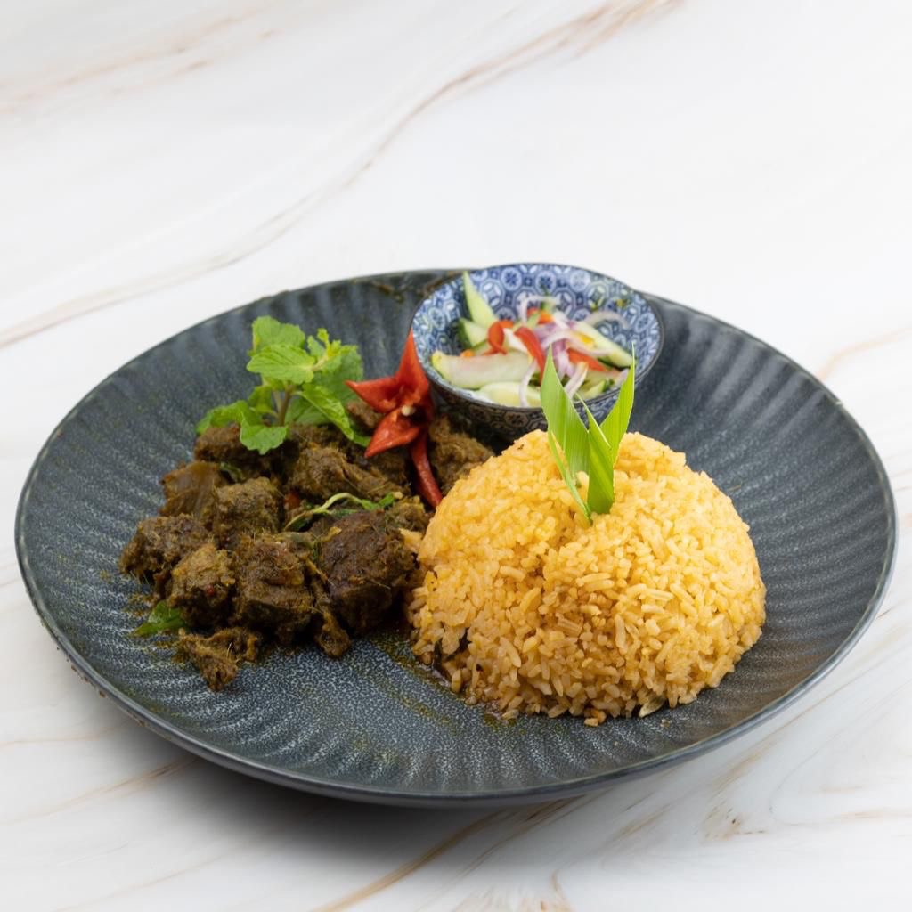 Nasi Tomato Rendang Daging